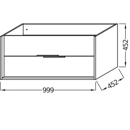 EB1668-J5-J5  VIVIENNE Тумба для раковины 100 см, к. белый блестящий, ф. белый блестящий 