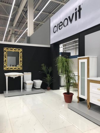 CREAVIT Крышка дюропласт с микролифтом (съемная) ЗОЛОТО KC4080.A0 