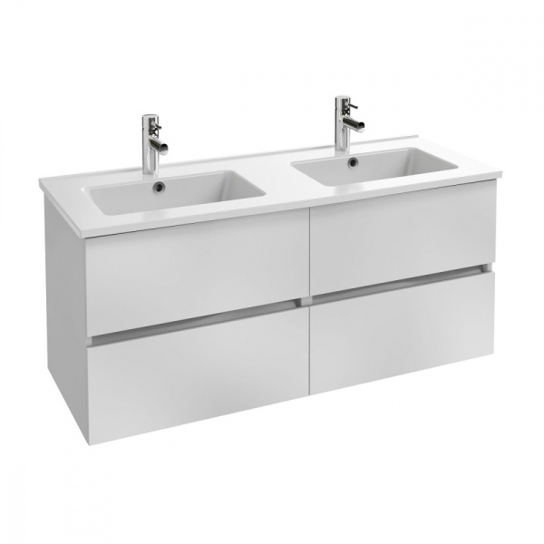 EB2384-J5 Tolbiac Тумба под раковину 120см, 2 ящика, цвет белый лак 