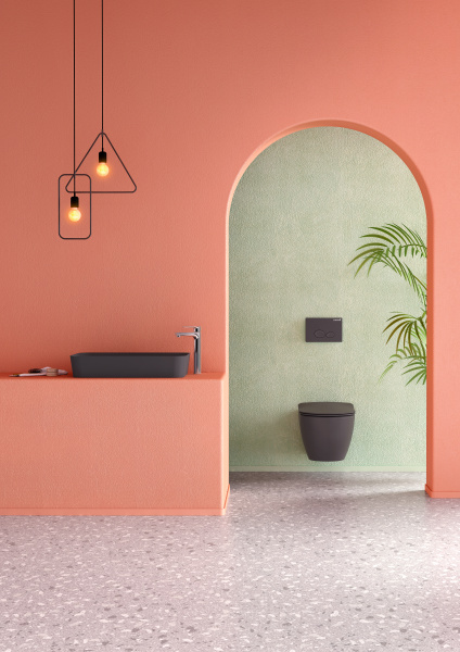 CREAVIT FREE Унитаз подвесной АНТРАЦИТ FE320.60100 