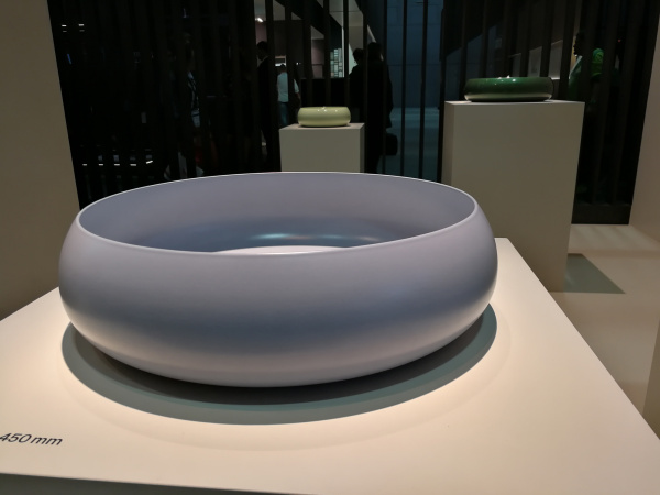 BETTECraft  Раковина-чаша на столешницу круглая , 45х45х12 cм, без отв. под смеситель и перелива, цвет blue satin 