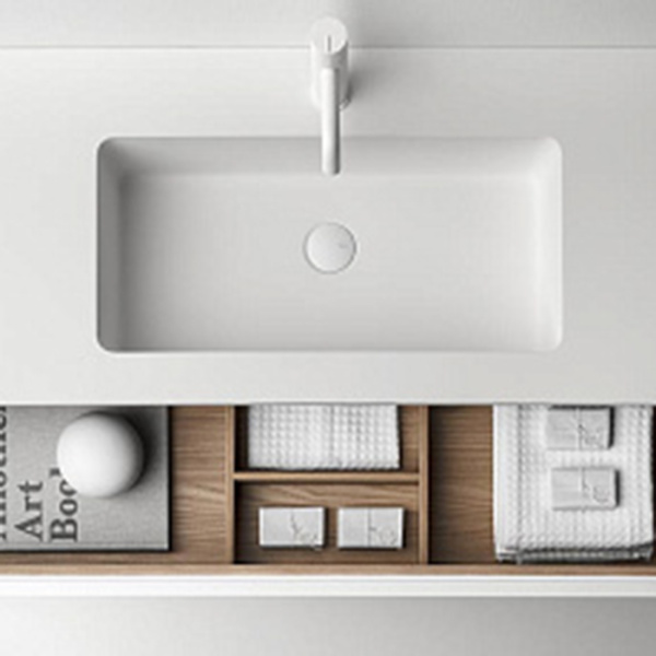 FALPER 7.0 Композиция из тумбы R0110000000BQ 1000х450х300 и раковины CERAMILUX P7C10001000OP с 1 отверстием под смеситель 