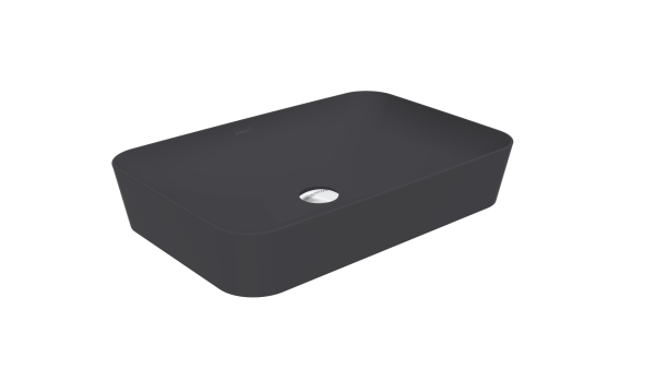 CREAVIT Раковина мебельная накладная (40*60см) АНТРАЦИТ UL060.60000 