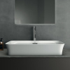 Ideal Standard Ipalyss Раковина 650х395хh120 мм, накладная, прямоуг, без отв. под смес., с крепежом, шаблоном, покрытие: Diamatec® цвет: белый глянец 