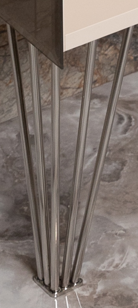 Ножки LUCIDO для пенала хром пара 