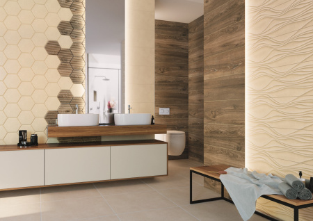   Serene Brown Rekt 25x75 