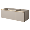 QUATRO 2 120см (80+40) тумба DAPHNE профиль MATT GOLD