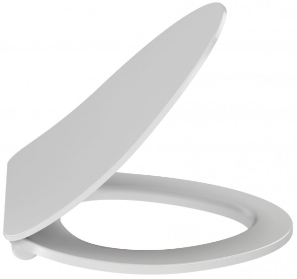 E22124-00 сиденье для унитаза NOUVELLE VAGUE компак тонкое, термодюропласт, микр., быстр. сн.(белый) 