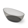 DEA DESIGN Elegant Ванна отдельностоящая 180x90xh62 cm, материал: Glasstech прозрачная смола, цвет: Smoky Black R4