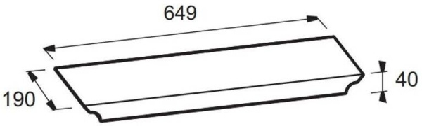 E6D073-P6 сиденье к ванне ELITE /180*80/ 