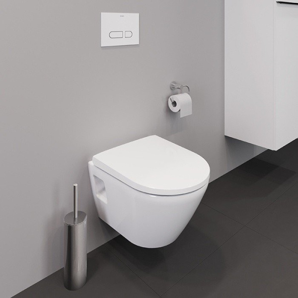 Duravit D-Neo Комплект Унитаз подвесной безободковый 2807401383370x480x400 mm 2587090000 с сиденьем микролифт 0021690000, цвет белый (Спеццена) 