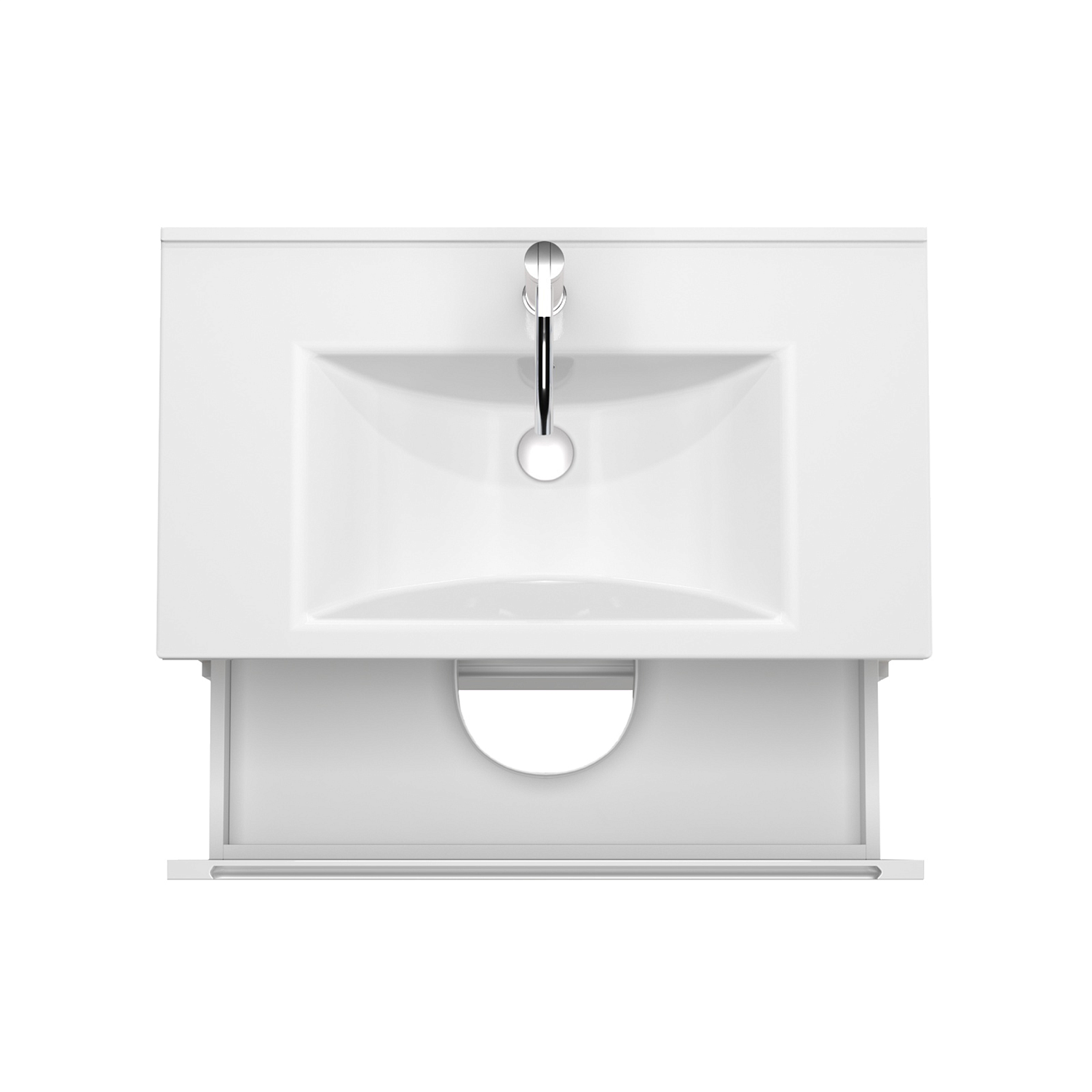 Тумба под раковину/столешницу/столешницу/столешницу Дион, Белый мат 100