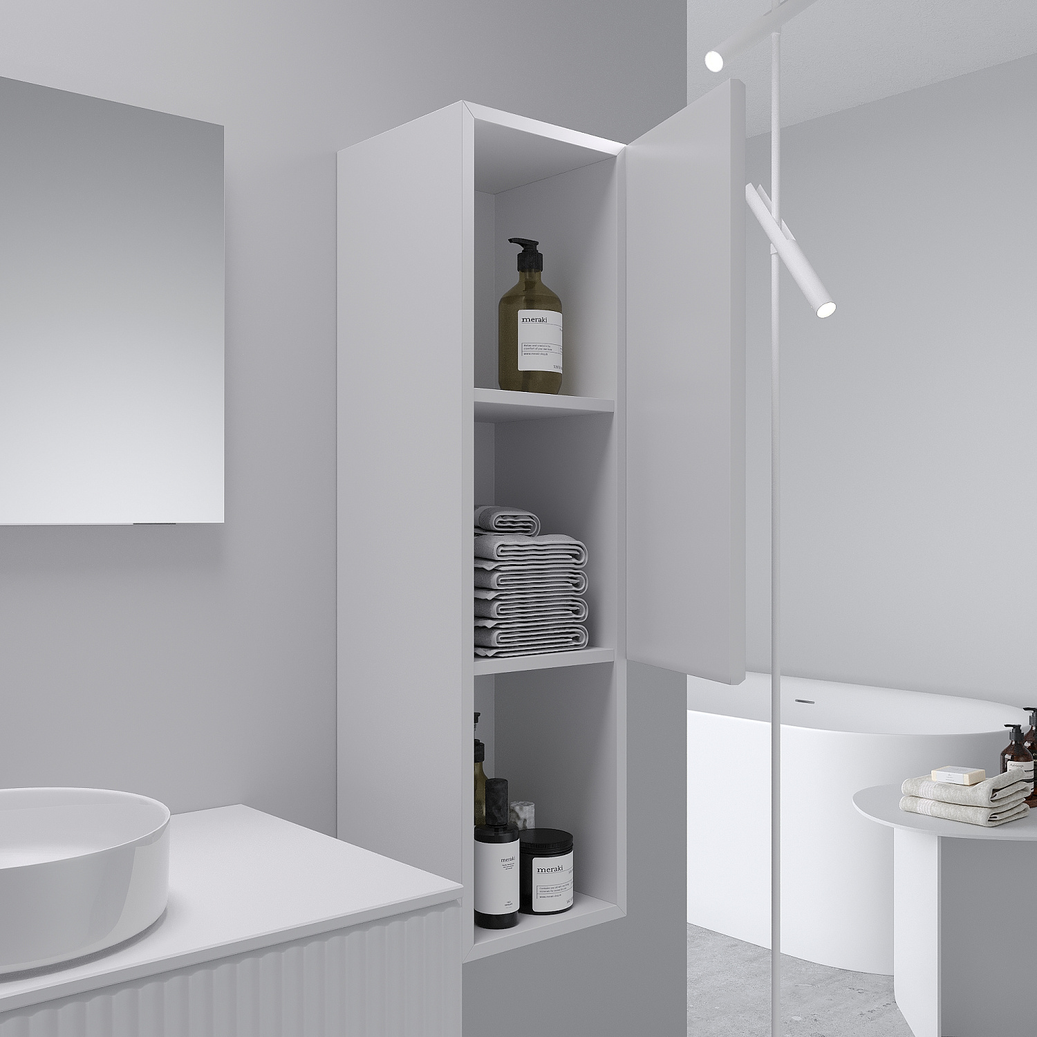 Шкаф навесной Кито Флавио, Белый