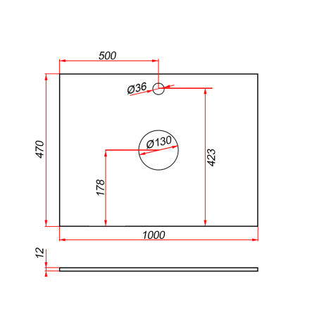Тумба со столешницей Валенсия, Камень /Столешница компакт-плита, Белая 