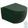 Чаша подвесного унитаза со смывом Eco Clean GSG Ceramic Design Like LKWCSOEC036, Smeraldo Matt