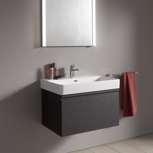 Laufen Pro S Раковина55х38х9,5 см,подвесная/накладная без отв. под смеситель, c переливом, цвет: белый 