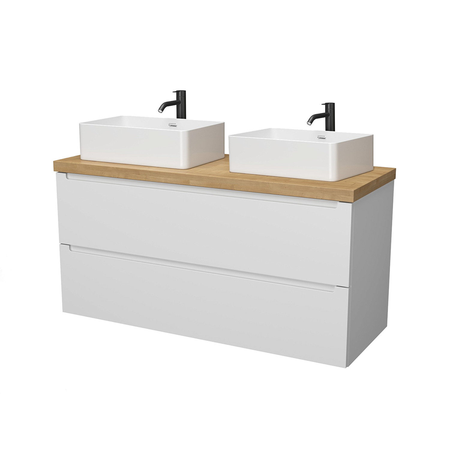 Тумба под раковину/столешницу/столешницу Дион, Белый мат 120