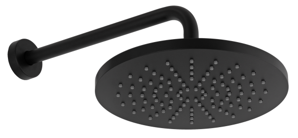 Душевая система Remer Energy EY09S02MD25NOVB, черный матовый 