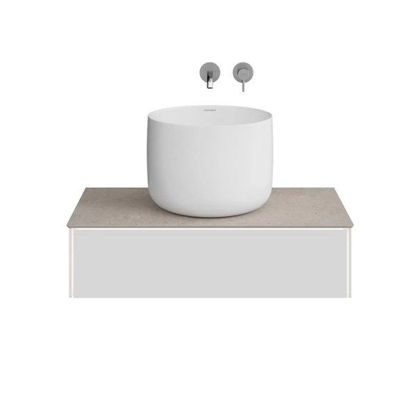 Kerama Marazzi Тумба MAGICA подвесная 90, 1 ящик, утренний серый матовый 