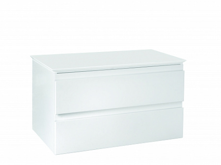 EB2083-J5 MADELEINE Тумба со столешницей и с подсветкой для накладной раковины, 80 см, цвет блес бел 