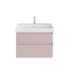 Kerama Marazzi Тумба CUBO подвесная с ящиками 70, мальва матовая 