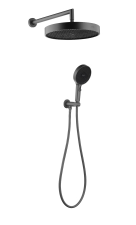 Лейка ручная+верхняя+выпуск+шланг CELL GUN METAL 