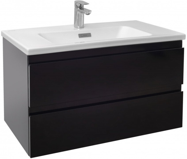 EB2053-J52 Тумба для раковины 80 см, цвет блестящий черный 