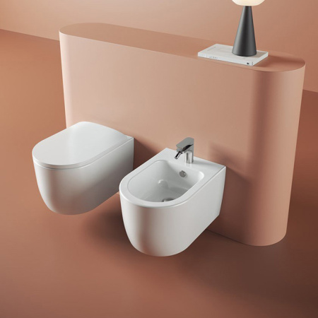 Artceram MONET Унитаз подвесной Rimless 36х52 см, цвет белый глянцевый 