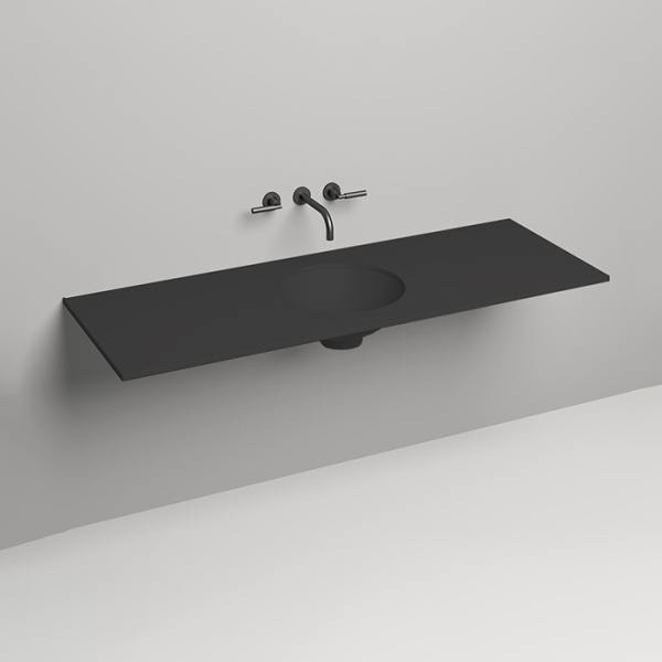 SALINI Столешница 1500х500х15 мм, из материалв S-Stone, цвет  матовый RAL 9011 