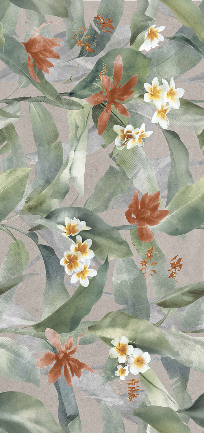 Керамогранит Floresta 17550 джунгли многоцветный ректификат 60x120