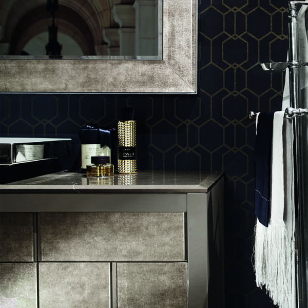 VITAGE milldue edition Раковина LONDRA 700х500х125 мм., керамическая, без перелива, c 1 отверстием для смесителя, цвет белый/платина 