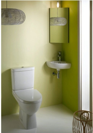 E4733-00 раковина ODEON UP угловой /34x34/ (бел) 