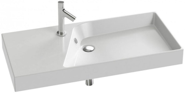 EXN112-Z-00 раковина RYTHMIC /100х46/ (бел.) 