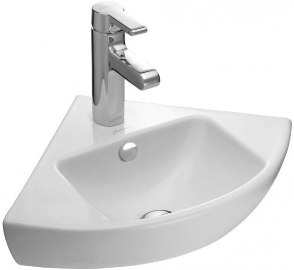 E4733-00 раковина ODEON UP угловой /34x34/ (бел) 