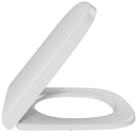E4272-00 сиденье для укороченного унитаза STRUKTURA металлические крепления (белый) 