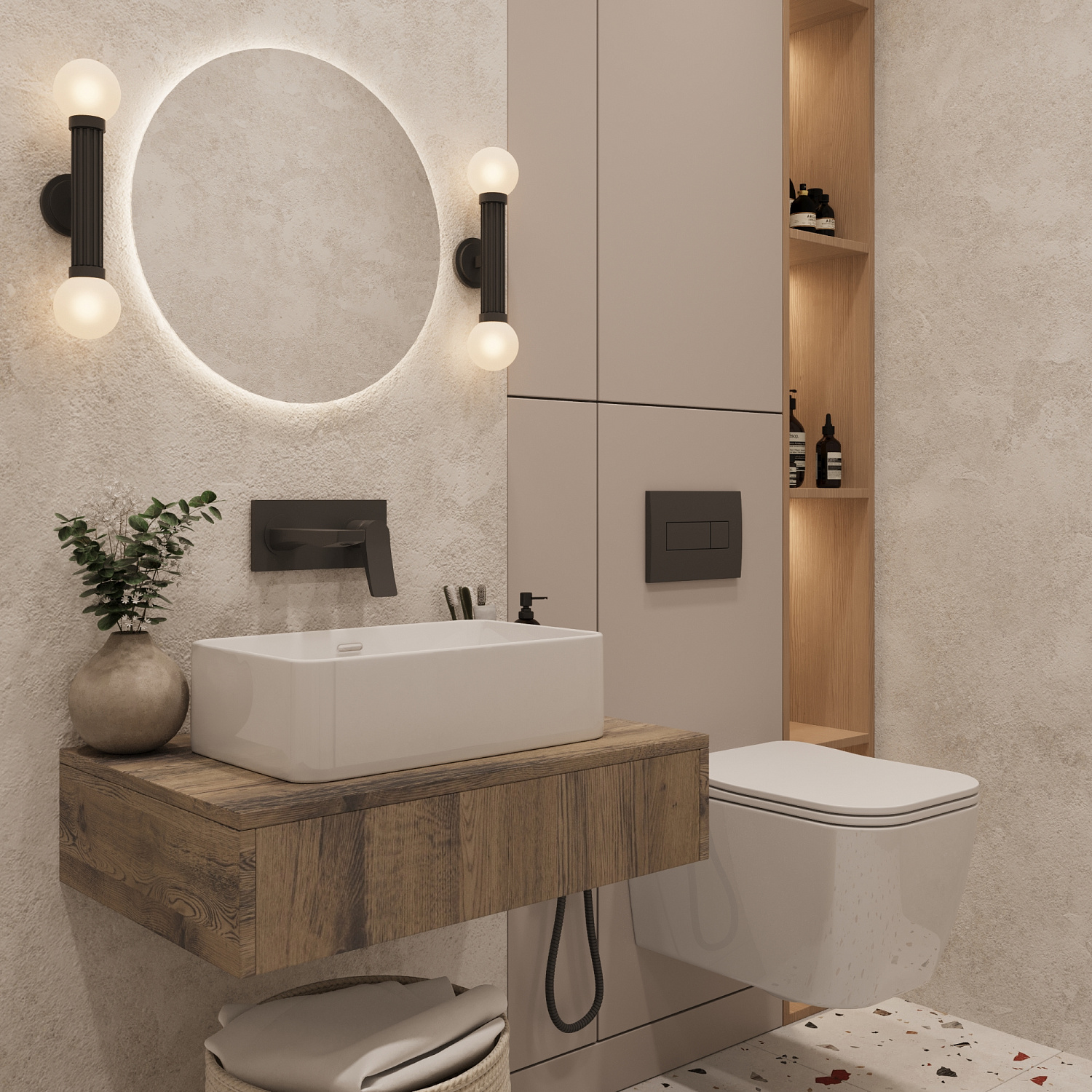 Раковина накладная Oliveeka 9690A на столешницу 560 х 380 белая