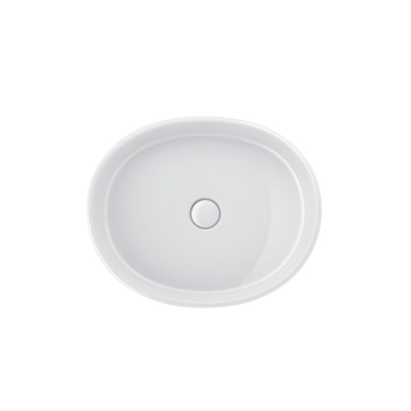 Duravit Balcoon Раковина накладнаяа 550x450 мм, DuraShield защита от микробов и грязи, без перелива, с д/к с керамикой, белая сатин матовая (Спеццена) 