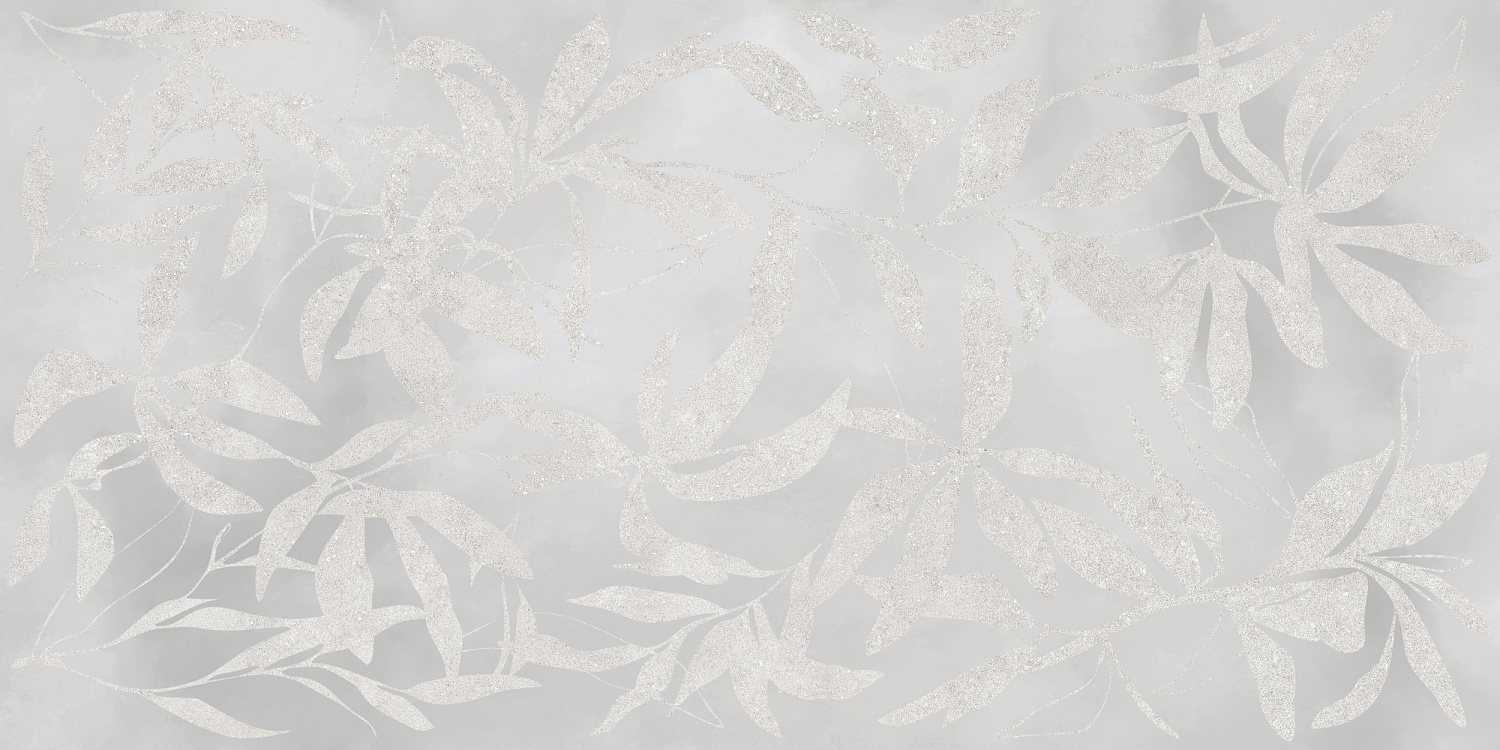 Artwall Цветы Серый Матовый 60x120