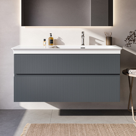 Ideal Standard La Dolce Vita Раковина 1260х535хh145 мм, подвесная/накладная, ассиметричная, чаша справа, 1 отв, с переливом, без крепежа, цвет: белый 