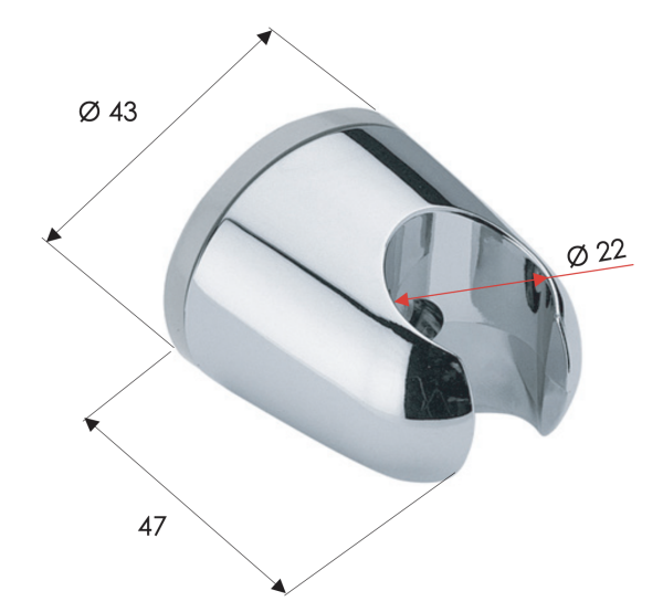 Держатель ручного душа Remer 339F 