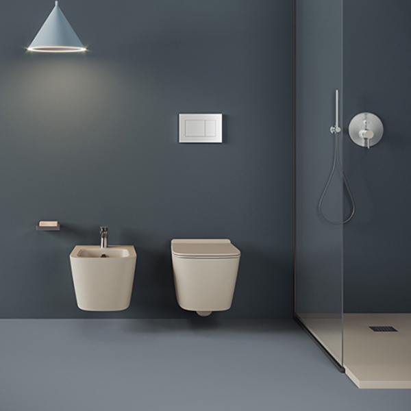 Artceram A16  Унитаз подвесной ТУРБО СМЫВ THE REEL, 36х52 см, с креплениями,  цвет белый SANIGLAZE (СПЕЦЦЕНА с нашего склада!) 