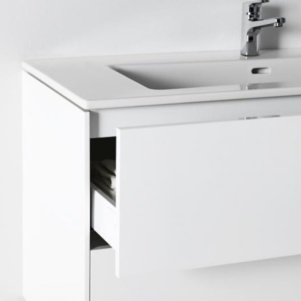 Laufen Pro S Комплект, раковина и база 800х500х610 мм, с 1 отв под смеситель,с 2 ящиками с мех. push-and-pull, белый глянцевый 