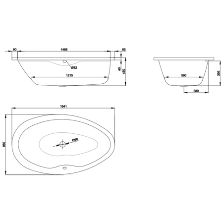 BETTE Ножки для ванн Arco/Home Oval/One Hjghline/Pool/Spa/Space L регулируемые (комплект) (СО склада продаем только с ВАННОЙ ARCO) 