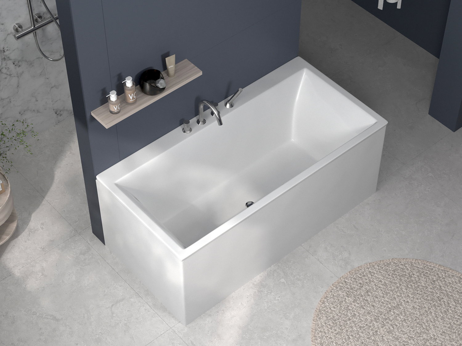 Ванна Kero прямоугольная 180х80