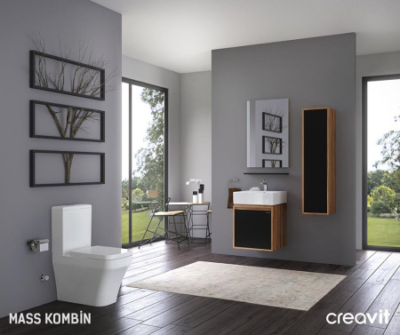 CREAVIT Крышка с микролифтом (съемная) SOLO KC2003.02.0000E 