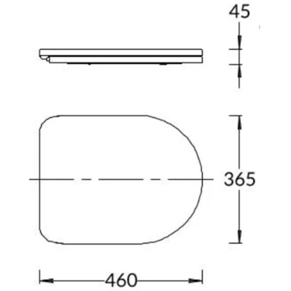 Kerama Marazzi Сиденье POMPEI для напольного унитаза быстросъемное с softclose, белое глянцевое 