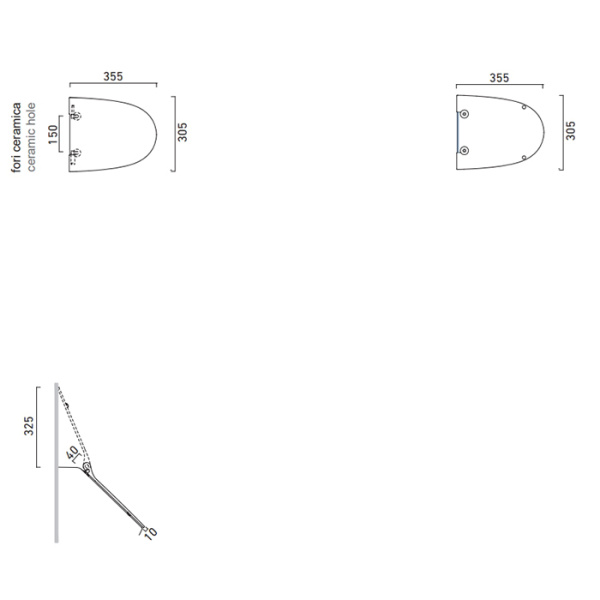Catalano COMFORT Крышка для писсуара с микролифтом, цвет черный матовый 