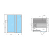 Effegibi Yoku S Glass Сауна 174x170h214см, DX, цвет: черный орех 
