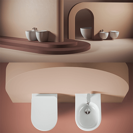 Artceram FILE 2.0 Биде подвесное 37х52 см, 1 отверстие, цвет белый матовый/покрытие Saniglaze 