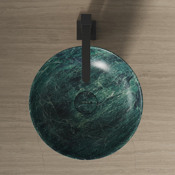 DEA DESIGN Marble Раковина Venezia из мрамора наполньная h850х500х500 мм , цвет Stone Green 